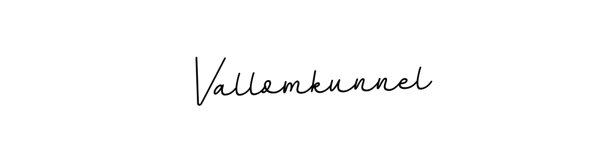 Make a beautiful signature design for name Vallomkunnel. With this signature (BallpointsItalic-DORy9) style, you can create a handwritten signature for free. Vallomkunnel signature style 11 images and pictures png