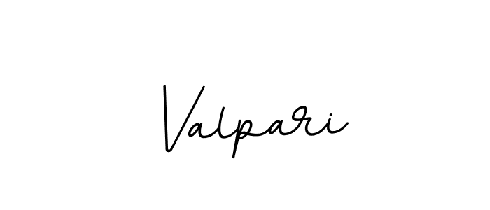 How to make Valpari name signature. Use BallpointsItalic-DORy9 style for creating short signs online. This is the latest handwritten sign. Valpari signature style 11 images and pictures png