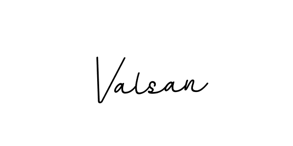 Create a beautiful signature design for name Valsan. With this signature (BallpointsItalic-DORy9) fonts, you can make a handwritten signature for free. Valsan signature style 11 images and pictures png
