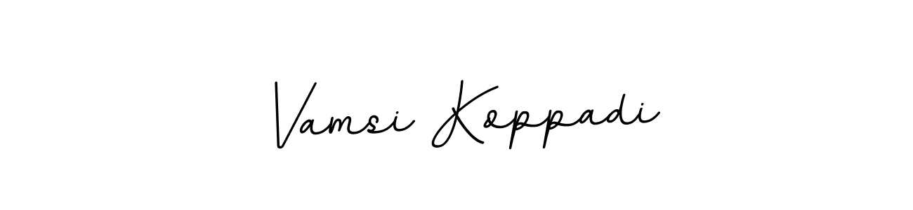 Also we have Vamsi Koppadi name is the best signature style. Create professional handwritten signature collection using BallpointsItalic-DORy9 autograph style. Vamsi Koppadi signature style 11 images and pictures png