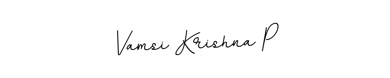 This is the best signature style for the Vamsi Krishna P name. Also you like these signature font (BallpointsItalic-DORy9). Mix name signature. Vamsi Krishna P signature style 11 images and pictures png