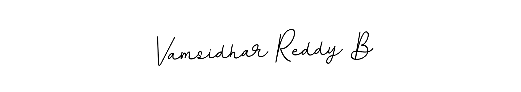 How to make Vamsidhar Reddy B name signature. Use BallpointsItalic-DORy9 style for creating short signs online. This is the latest handwritten sign. Vamsidhar Reddy B signature style 11 images and pictures png