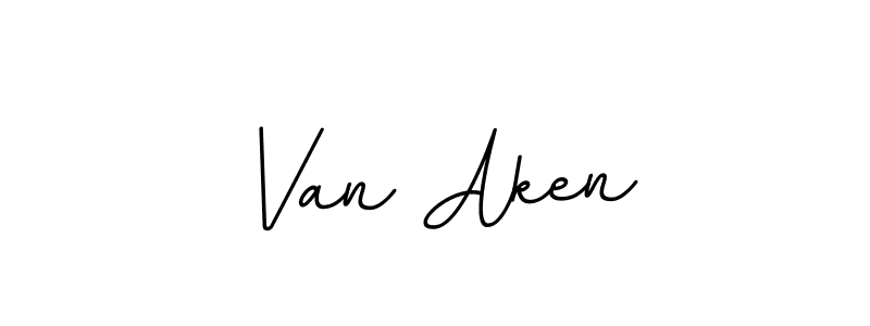 How to make Van Aken name signature. Use BallpointsItalic-DORy9 style for creating short signs online. This is the latest handwritten sign. Van Aken signature style 11 images and pictures png
