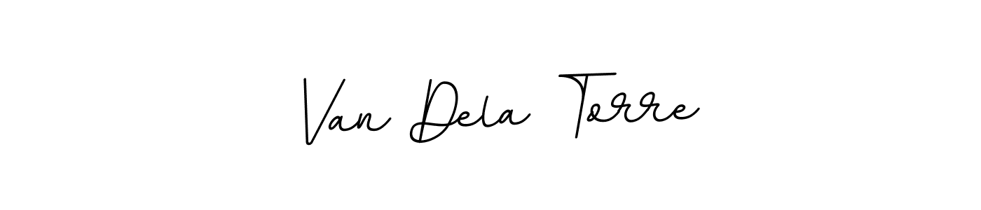 Create a beautiful signature design for name Van Dela Torre. With this signature (BallpointsItalic-DORy9) fonts, you can make a handwritten signature for free. Van Dela Torre signature style 11 images and pictures png