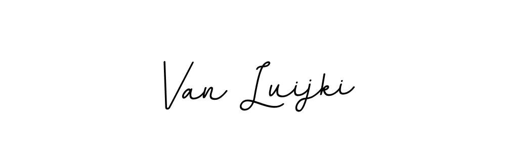 Use a signature maker to create a handwritten signature online. With this signature software, you can design (BallpointsItalic-DORy9) your own signature for name Van Luijki. Van Luijki signature style 11 images and pictures png