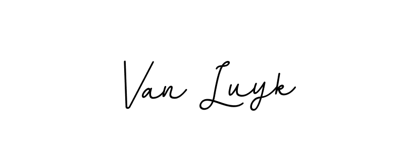 How to make Van Luyk signature? BallpointsItalic-DORy9 is a professional autograph style. Create handwritten signature for Van Luyk name. Van Luyk signature style 11 images and pictures png