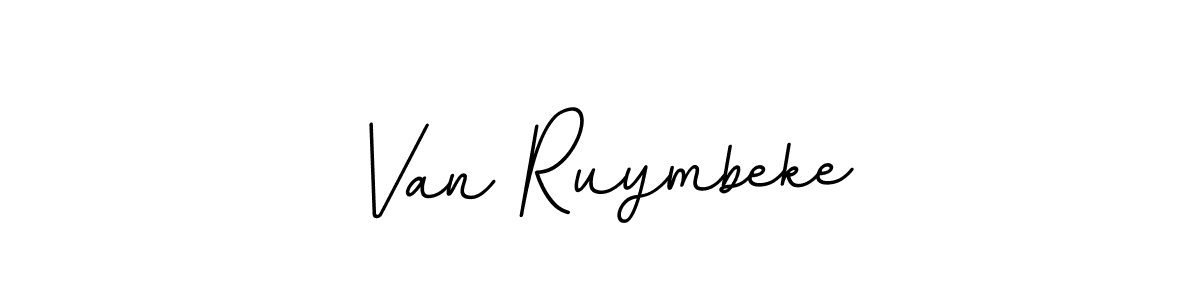 Make a beautiful signature design for name Van Ruymbeke. With this signature (BallpointsItalic-DORy9) style, you can create a handwritten signature for free. Van Ruymbeke signature style 11 images and pictures png