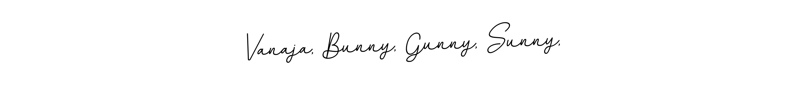 Check out images of Autograph of Vanaja, Bunny, Gunny, Sunny, name. Actor Vanaja, Bunny, Gunny, Sunny, Signature Style. BallpointsItalic-DORy9 is a professional sign style online. Vanaja, Bunny, Gunny, Sunny, signature style 11 images and pictures png