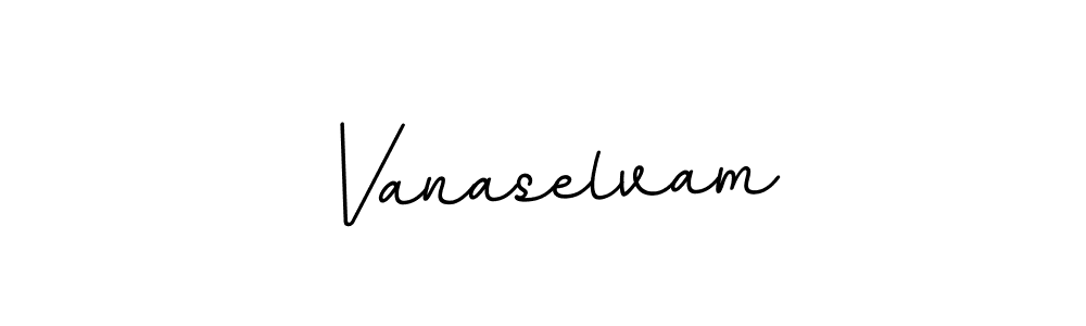 if you are searching for the best signature style for your name Vanaselvam. so please give up your signature search. here we have designed multiple signature styles  using BallpointsItalic-DORy9. Vanaselvam signature style 11 images and pictures png