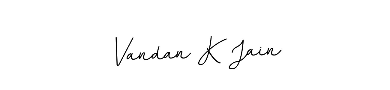 if you are searching for the best signature style for your name Vandan K Jain. so please give up your signature search. here we have designed multiple signature styles  using BallpointsItalic-DORy9. Vandan K Jain signature style 11 images and pictures png