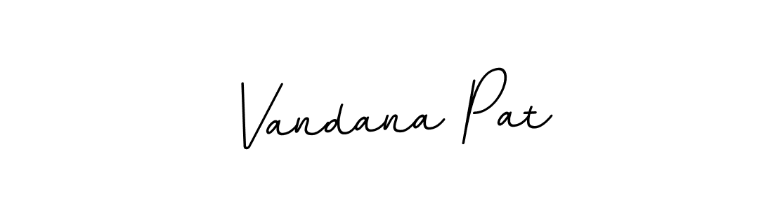 It looks lik you need a new signature style for name Vandana Pat. Design unique handwritten (BallpointsItalic-DORy9) signature with our free signature maker in just a few clicks. Vandana Pat signature style 11 images and pictures png