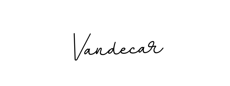 Also we have Vandecar name is the best signature style. Create professional handwritten signature collection using BallpointsItalic-DORy9 autograph style. Vandecar signature style 11 images and pictures png