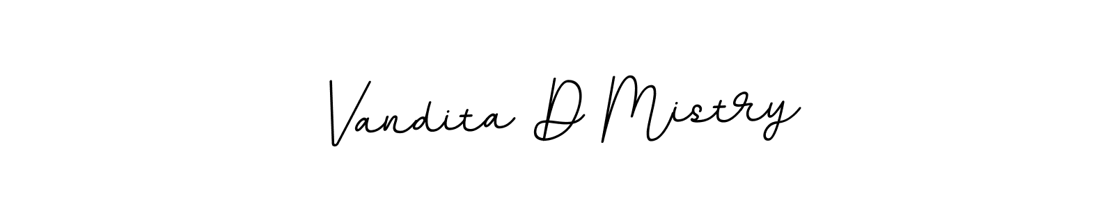 Make a beautiful signature design for name Vandita D Mistry. Use this online signature maker to create a handwritten signature for free. Vandita D Mistry signature style 11 images and pictures png