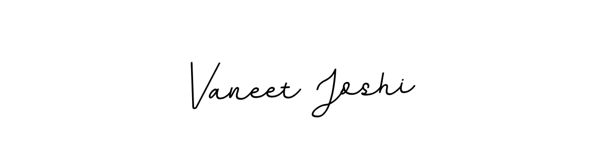 Vaneet Joshi stylish signature style. Best Handwritten Sign (BallpointsItalic-DORy9) for my name. Handwritten Signature Collection Ideas for my name Vaneet Joshi. Vaneet Joshi signature style 11 images and pictures png