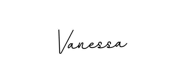 Make a beautiful signature design for name Vanessa. With this signature (BallpointsItalic-DORy9) style, you can create a handwritten signature for free. Vanessa signature style 11 images and pictures png