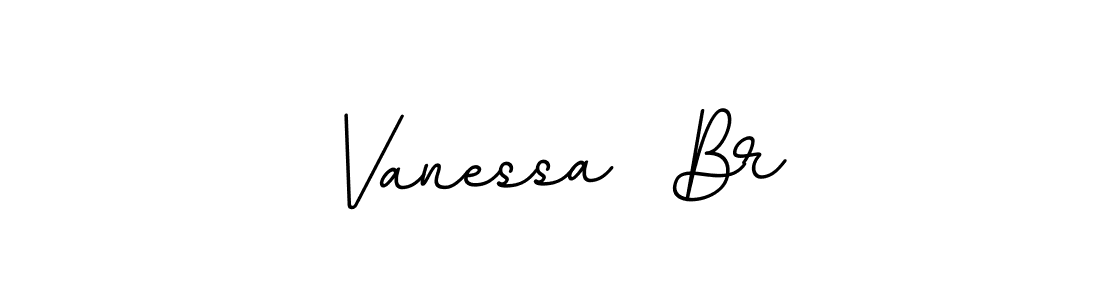 This is the best signature style for the Vanessa  Br name. Also you like these signature font (BallpointsItalic-DORy9). Mix name signature. Vanessa  Br signature style 11 images and pictures png