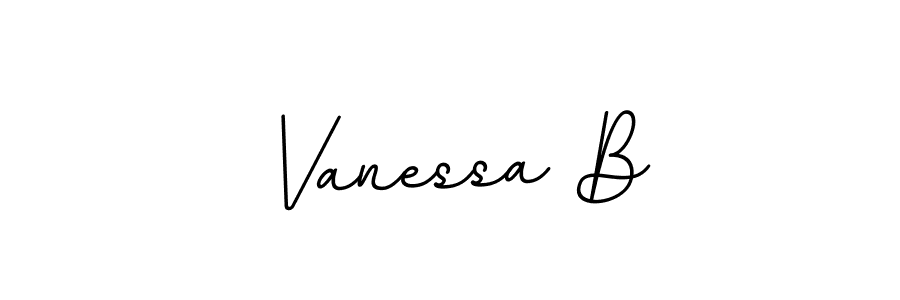 Make a beautiful signature design for name Vanessa B. Use this online signature maker to create a handwritten signature for free. Vanessa B signature style 11 images and pictures png