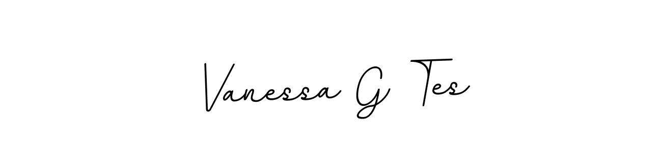 Make a beautiful signature design for name Vanessa G Tes. Use this online signature maker to create a handwritten signature for free. Vanessa G Tes signature style 11 images and pictures png