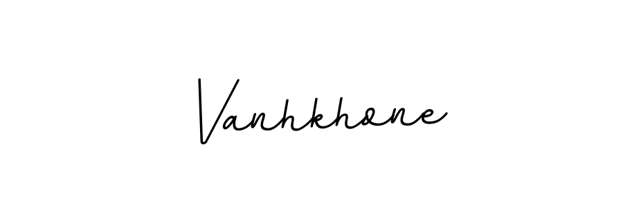 The best way (BallpointsItalic-DORy9) to make a short signature is to pick only two or three words in your name. The name Vanhkhone include a total of six letters. For converting this name. Vanhkhone signature style 11 images and pictures png