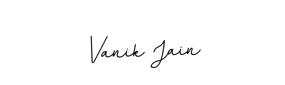 How to Draw Vanik Jain signature style? BallpointsItalic-DORy9 is a latest design signature styles for name Vanik Jain. Vanik Jain signature style 11 images and pictures png