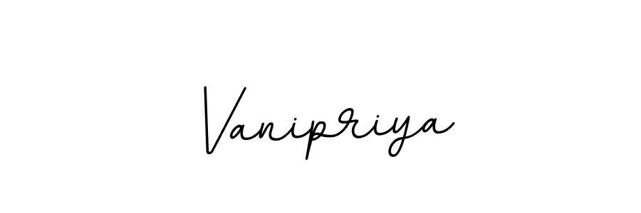 Create a beautiful signature design for name Vanipriya. With this signature (BallpointsItalic-DORy9) fonts, you can make a handwritten signature for free. Vanipriya signature style 11 images and pictures png