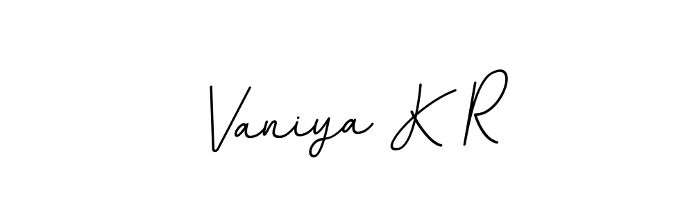 Check out images of Autograph of Vaniya K R name. Actor Vaniya K R Signature Style. BallpointsItalic-DORy9 is a professional sign style online. Vaniya K R signature style 11 images and pictures png