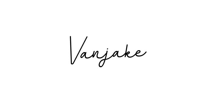 You should practise on your own different ways (BallpointsItalic-DORy9) to write your name (Vanjake) in signature. don't let someone else do it for you. Vanjake signature style 11 images and pictures png