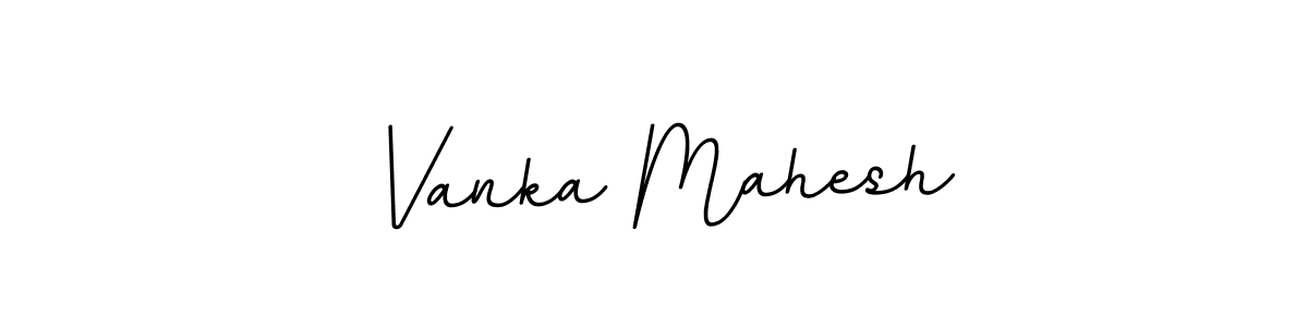 Make a beautiful signature design for name Vanka Mahesh. Use this online signature maker to create a handwritten signature for free. Vanka Mahesh signature style 11 images and pictures png