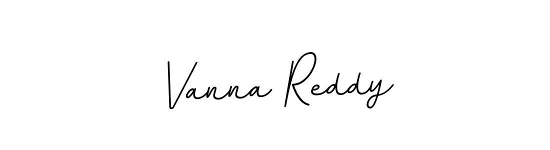 Make a beautiful signature design for name Vanna Reddy. With this signature (BallpointsItalic-DORy9) style, you can create a handwritten signature for free. Vanna Reddy signature style 11 images and pictures png