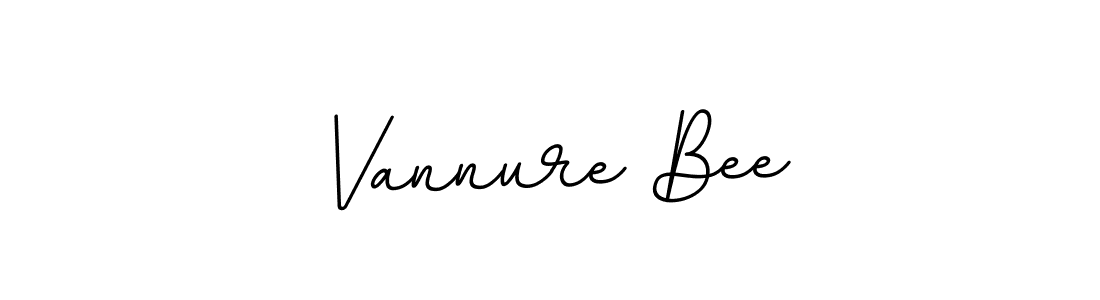 Create a beautiful signature design for name Vannure Bee. With this signature (BallpointsItalic-DORy9) fonts, you can make a handwritten signature for free. Vannure Bee signature style 11 images and pictures png