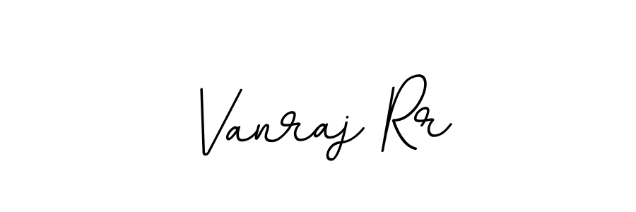 Use a signature maker to create a handwritten signature online. With this signature software, you can design (BallpointsItalic-DORy9) your own signature for name Vanraj Rr. Vanraj Rr signature style 11 images and pictures png