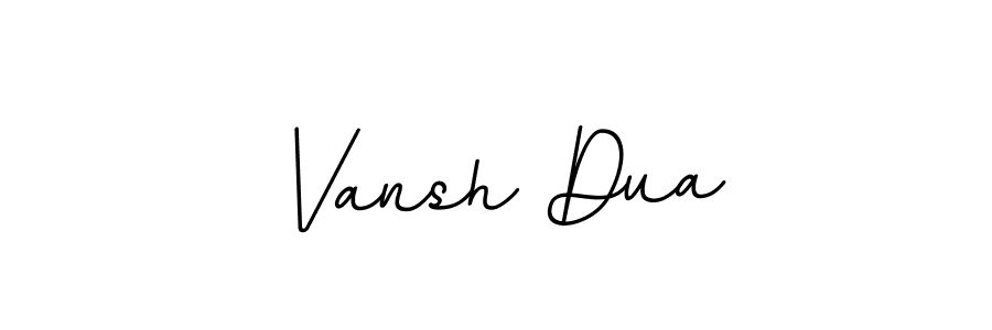 Design your own signature with our free online signature maker. With this signature software, you can create a handwritten (BallpointsItalic-DORy9) signature for name Vansh Dua. Vansh Dua signature style 11 images and pictures png