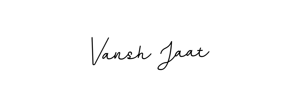 It looks lik you need a new signature style for name Vansh Jaat. Design unique handwritten (BallpointsItalic-DORy9) signature with our free signature maker in just a few clicks. Vansh Jaat signature style 11 images and pictures png