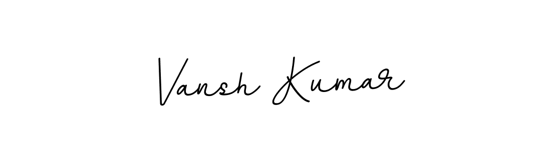 This is the best signature style for the Vansh Kumar name. Also you like these signature font (BallpointsItalic-DORy9). Mix name signature. Vansh Kumar signature style 11 images and pictures png