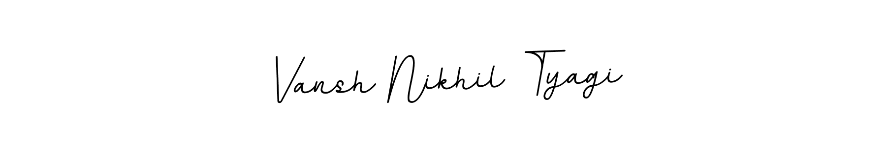 Best and Professional Signature Style for Vansh Nikhil Tyagi. BallpointsItalic-DORy9 Best Signature Style Collection. Vansh Nikhil Tyagi signature style 11 images and pictures png