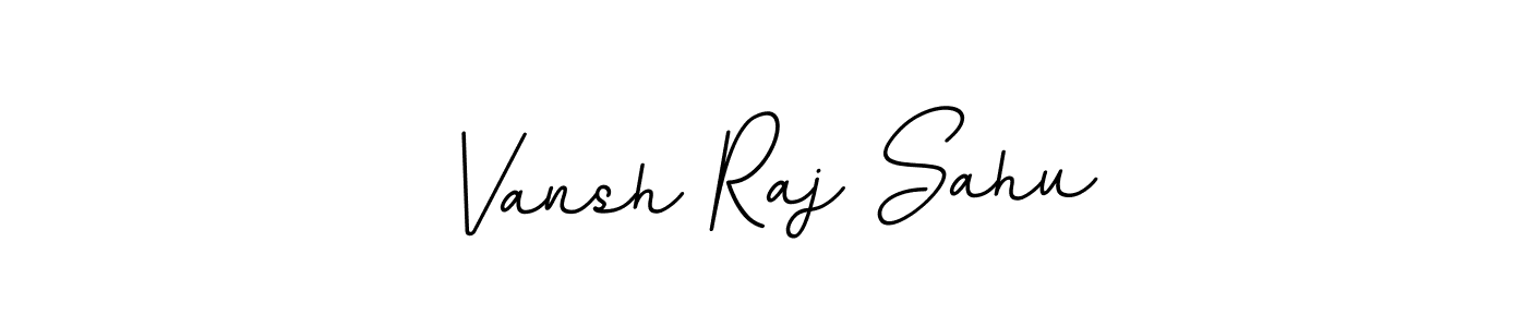 Make a beautiful signature design for name Vansh Raj Sahu. With this signature (BallpointsItalic-DORy9) style, you can create a handwritten signature for free. Vansh Raj Sahu signature style 11 images and pictures png