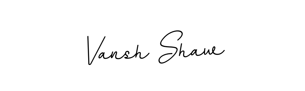 Also You can easily find your signature by using the search form. We will create Vansh Shaw name handwritten signature images for you free of cost using BallpointsItalic-DORy9 sign style. Vansh Shaw signature style 11 images and pictures png