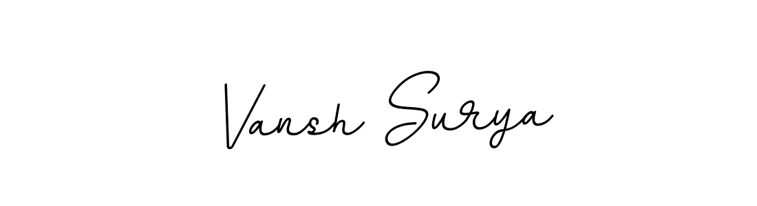 Also we have Vansh Surya name is the best signature style. Create professional handwritten signature collection using BallpointsItalic-DORy9 autograph style. Vansh Surya signature style 11 images and pictures png