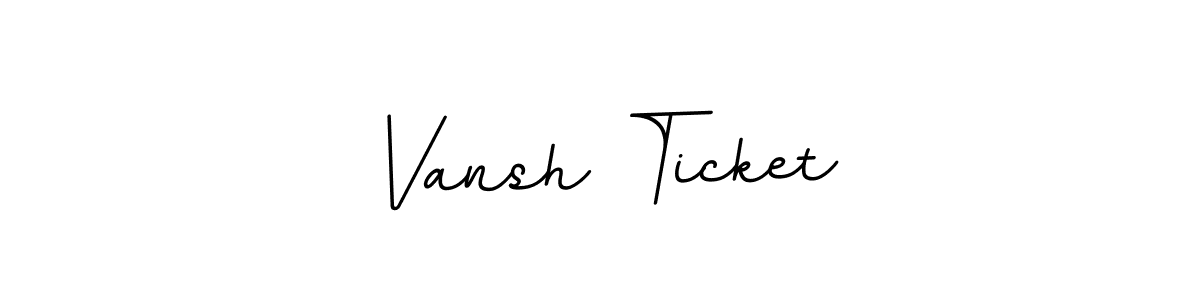 The best way (BallpointsItalic-DORy9) to make a short signature is to pick only two or three words in your name. The name Vansh Ticket include a total of six letters. For converting this name. Vansh Ticket signature style 11 images and pictures png