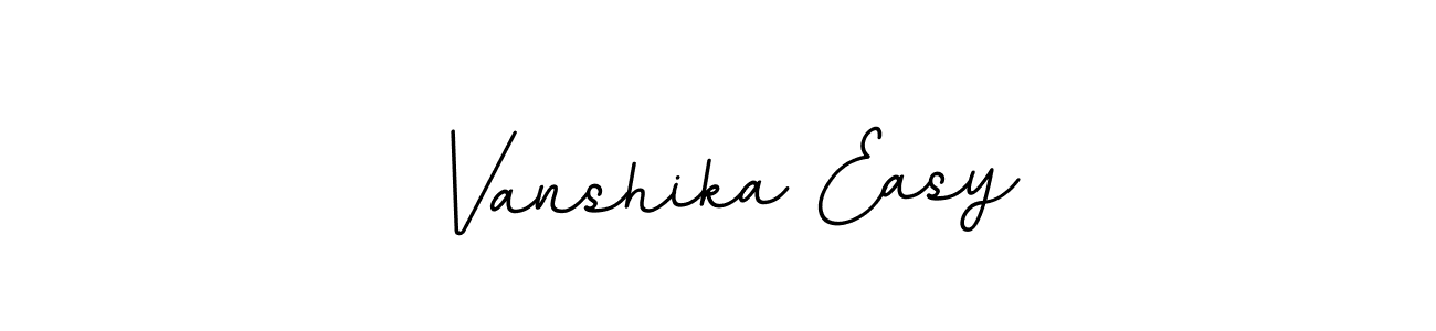 if you are searching for the best signature style for your name Vanshika Easy. so please give up your signature search. here we have designed multiple signature styles  using BallpointsItalic-DORy9. Vanshika Easy signature style 11 images and pictures png