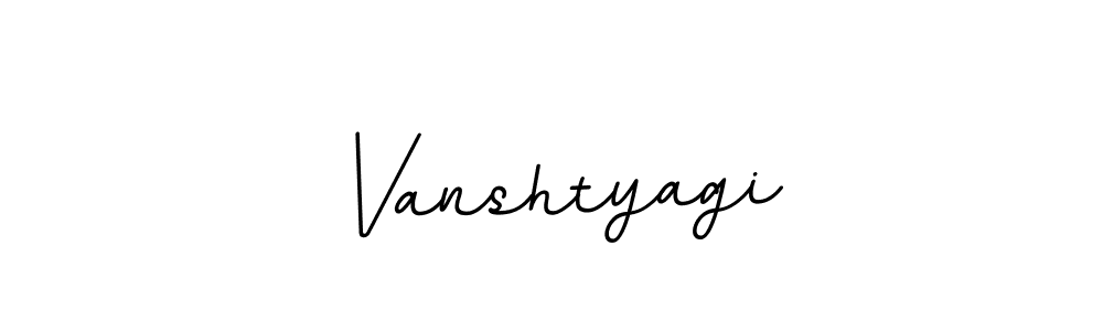 Use a signature maker to create a handwritten signature online. With this signature software, you can design (BallpointsItalic-DORy9) your own signature for name Vanshtyagi. Vanshtyagi signature style 11 images and pictures png