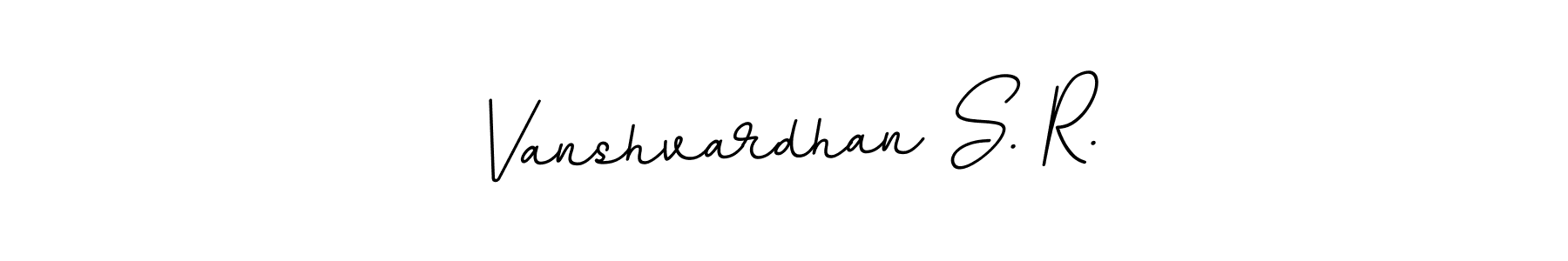 if you are searching for the best signature style for your name Vanshvardhan S. R.. so please give up your signature search. here we have designed multiple signature styles  using BallpointsItalic-DORy9. Vanshvardhan S. R. signature style 11 images and pictures png