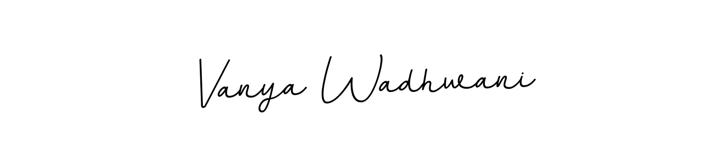 Similarly BallpointsItalic-DORy9 is the best handwritten signature design. Signature creator online .You can use it as an online autograph creator for name Vanya Wadhwani. Vanya Wadhwani signature style 11 images and pictures png