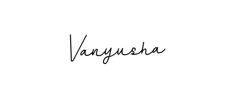 It looks lik you need a new signature style for name Vanyusha. Design unique handwritten (BallpointsItalic-DORy9) signature with our free signature maker in just a few clicks. Vanyusha signature style 11 images and pictures png