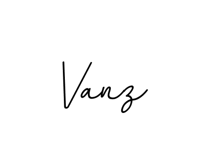 You should practise on your own different ways (BallpointsItalic-DORy9) to write your name (Vanz) in signature. don't let someone else do it for you. Vanz signature style 11 images and pictures png