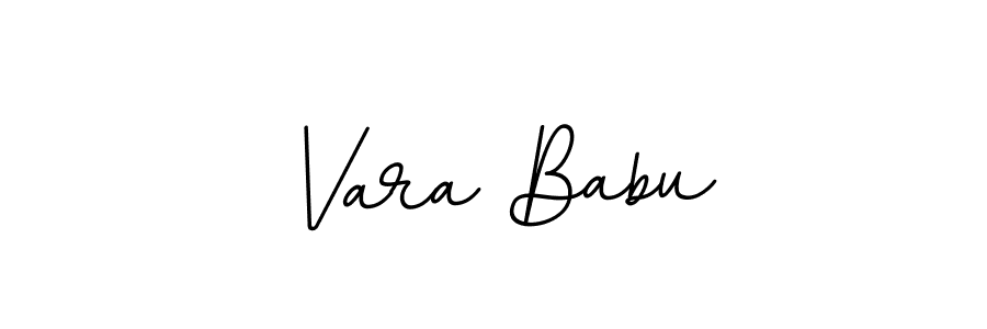Vara Babu stylish signature style. Best Handwritten Sign (BallpointsItalic-DORy9) for my name. Handwritten Signature Collection Ideas for my name Vara Babu. Vara Babu signature style 11 images and pictures png