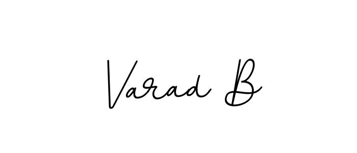 You can use this online signature creator to create a handwritten signature for the name Varad B. This is the best online autograph maker. Varad B signature style 11 images and pictures png