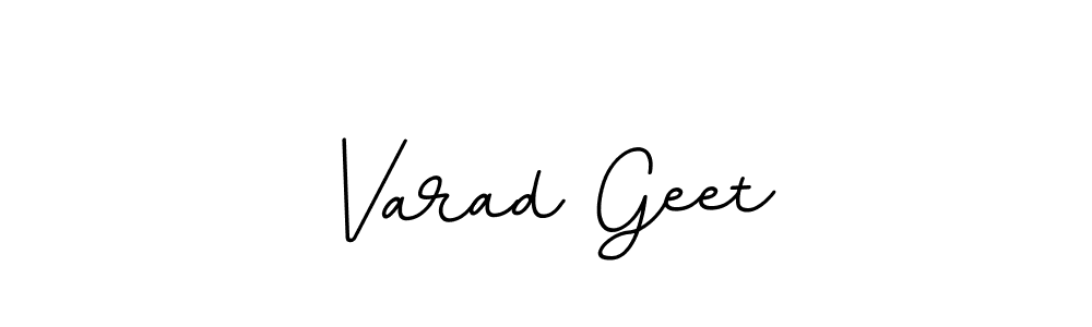 Similarly BallpointsItalic-DORy9 is the best handwritten signature design. Signature creator online .You can use it as an online autograph creator for name Varad Geet. Varad Geet signature style 11 images and pictures png