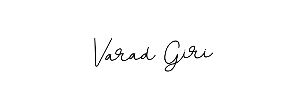 Make a beautiful signature design for name Varad Giri. With this signature (BallpointsItalic-DORy9) style, you can create a handwritten signature for free. Varad Giri signature style 11 images and pictures png