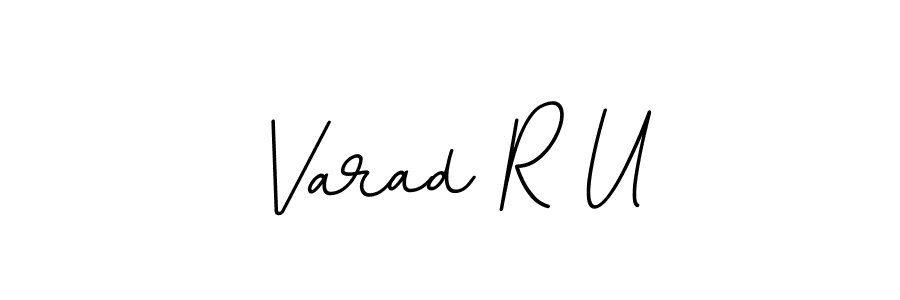 How to Draw Varad R U signature style? BallpointsItalic-DORy9 is a latest design signature styles for name Varad R U. Varad R U signature style 11 images and pictures png